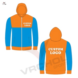 Sudadera personalizada de talla grande con diseño de bordado patrón sólido - Product Image 5