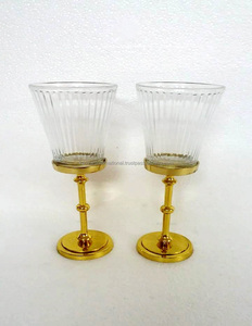 Copas de vino de champán grabadas en cobre para Bodas de diseño clásico sin BPA con tallo de Metal de latón flautas elegantes para celebraciones - Product Image 6