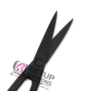 Ciseaux plasma noirs de haute qualité pour sourcils en acier inoxydable avec votre propre logo personnalisé et votre instrument de beauté de couleur - Product Image 4