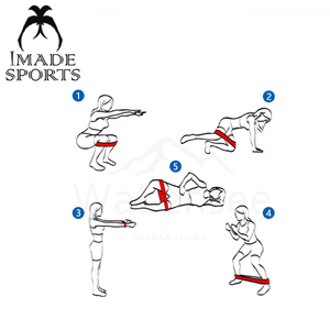 Exercise <b>Bands</b> for Legs and Butt,Hip Booty <b>Workout</b> <b>Bands</b> - Product Image 5
