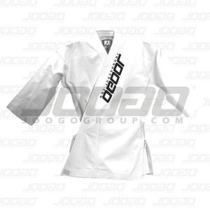 Uniforme de Karate ligero Gi blanco negro con cinturón Adulto] - Product Image 1