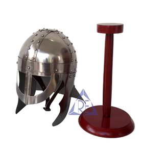 Bán Buôn Đánh Bóng Thời Trung Cổ Hy Lạp La Mã Cho Mũ Bảo Hiểm Cho Cổ Thép UV Kim Loại Huy Hiệu Hiệp Sĩ Chiến Binh Trang Trí Nội Thất - Product Image 3