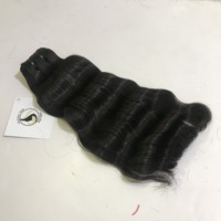 Rambut Vietnam Grosir Berkualitas Tinggi Murah, 100% Rambut Asli Remy, Rambut Virgin Vietnam Bergelombang, Bundel Rambut