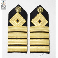Nelson Ring Schulter brett 3 Gold Braid Stripes Großhandel Harte Schulter bretter Weiche Schulter bretter Gold-oder Silberst reifen
