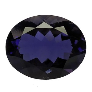 3X4mm อิโอไลต์ธรรมชาติทรงรีอัญมณีเจียระไนแบบหลวมๆราคาโรงงาน - Product Image 5