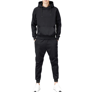 Unisex Heavy Cotton Fleece Hoodie <b>Jogger</b> Sweat Pants Set Custom Logo <b>Oversized</b> Multi-Color Sweatshirt Winter Tracksuit - Product Image 1
