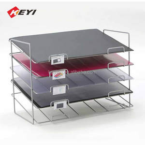 Tùy Chỉnh Cửa Hàng <span class=keywords><strong>Countertop</strong></span> <span class=keywords><strong>6</strong></span> Lớp Iorn Dây Placemat Bán Lẻ Hiển Thị/Placemat/Trang Hiển Thị Giá - Product Image 2