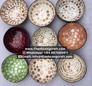 Ventes en gros de bols en noix de coco laqués écologiques faits à la main en provenance du Vietnam - Product Image 6