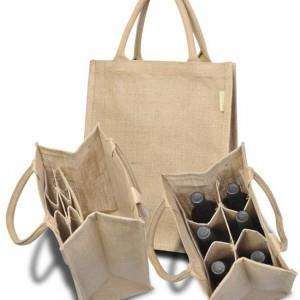 กระเป๋าช้อปปิ้งงานแต่งงานพิมพ์ลายตามสั่งขายส่งจากโรงงาน กระเป๋าช้อปปิ้งจากเส้นใยปอกระเจาแบบดิบ กระเป๋าโท้ทจากปอกระเจา ความจุขนาดใหญ่ - Product Image 5