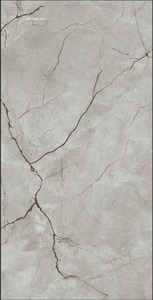 Carrelage mural en porcelaine polie émaillée effet marbre moderne 600x1200 accents de veines blanches-Carrelage Pisos Porcelanato - Product Image 2