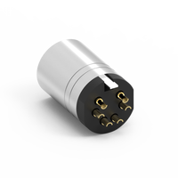 Connecteur d'alimentation Mini Din 6 broches mâle/femelle moulé avec câble (anti-EMI) 2A 12V -20~85