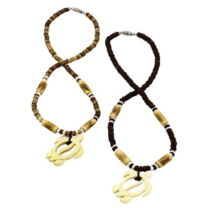 Di cocco Perline Surfer Ispirato <span class=keywords><strong>Collana</strong></span> Naturale Bianco Puka <span class=keywords><strong>Collana</strong></span> di Conchiglie <span class=keywords><strong>Con</strong></span> Fatti A Mano Bone Pendente Della <span class=keywords><strong>Tartaruga</strong></span> - Product Image 1