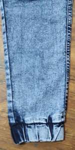 Prime Products for shopify eBay กางเกงขาสั้นผ้าฝ้ายเดนิมสำหรับผู้ชายกางเกงวิ่งทรงสกินนี่แบบลำลอง - Product Image 2