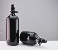48ci haute pression pcp pistolet à air cylindre de gaz réservoirs hpa pour paintball avec vanne de régulation