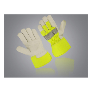 Venta al por mayor de guantes de trabajo de seguridad industrial canadienses, guantes de aparejo de cuero para transporte de jardinería de alta resistencia, función antiimpacto - Product Image 6