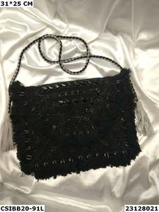 Sac perlé Banjara Boho exclusif | Sacs perlés de soirée élégants de styliste faits à la main - Product Image 3