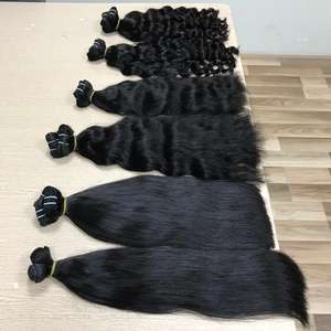 Prix usine 3 Bundles Os Droit Extension de Cheveux Humains Vietnamiens Tissage pour Tête Complète OEM OBM - Product Image 2