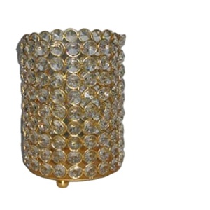 Centre de cristal or pour décorations de mariage - Product Image 1