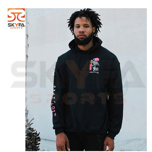 Sweat à capuche manches longues pour hommes, chandail de sport de bonne qualité, avec Logo et à bas prix - Product Image 1