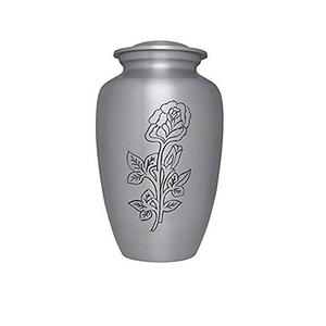 Urna de recuerdo de decoración moderna de estilo europeo de Metal blanco perla de alta calidad para suministros funerarios - Product Image 5