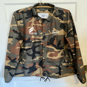 2021 New Style Men's Casual Winter <b>Coach</b> Jacket Woven Fabric Color <b>Coaches</b> Jackets Street Wear Fashion OEM Service Waterproof - Product Image 3