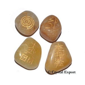 Piedras de Aventurina Amarilla de Calidad para Reiki: Compre Conjuntos de Piedras de Reiki Disponibles en - Crystal Exports - Product Image 1
