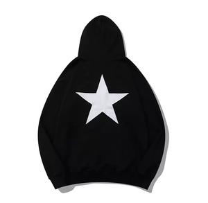 Sudadera CON CAPUCHA DE VERANO unisex para hombre, diseño de estrella de algodón y poliéster personalizado en dos colores, impresión por sublimación - Product Image 6