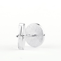 Joyería de Plata de Ley 925, gemelos de plata chapados en rodio para hombres, joyería