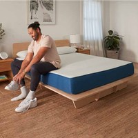 Cama Doble de Madera Contrachapada con Almacenamiento, Diseño Minimalista Plegable, Estructura Desmontable, Color Personalizado para el Hogar o Casa de Campo