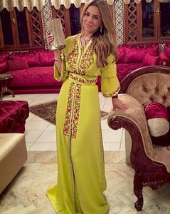 ---- CAFTAN robe élégante et belle-embellie en cristal perles de verre pierre travail-FOR--PARTY-WEAR & mariage... 2021 - Product Image 1