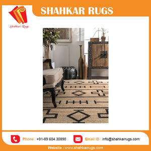 Venta al por mayor de lujo alfombra de área de felpa con patrón de Chevron natural símbolos nativos indios para la decoración del hogar conjunto de espacio de la habitación - Product Image 6