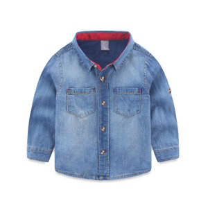 Conjunto de 2 piezas para niño, Camisa vaquera clásica con pantalones vaqueros, ropa informal elegante para niños, ropa de niños cómoda y de moda de alta calidad - Product Image 3