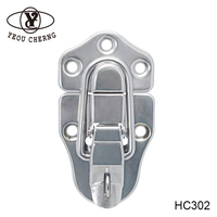 Serrures de boîtier métallique HC302 Quad Design, galvanisées au zinc, avec soudure creuse avancée, boîtier rigide durable pour boîte à outils et armoire