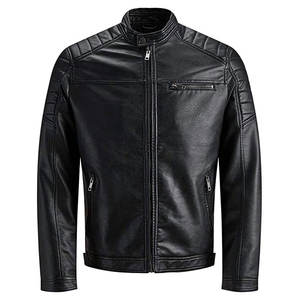 Chaquetas de cuero genuino de moda superventas para hombres - Product Image 3