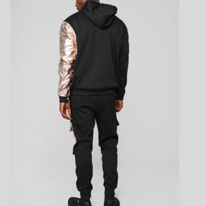 Chándal ajustado de poliéster transpirable de alta calidad, ropa deportiva para correr, conjunto de chándal sublimado para hombre al por mayor - Product Image 6