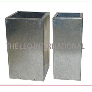 Florero de Color negro, artículos de lujo de Metal de aluminio para el hogar, oficina, restaurante, hoteles, jarrón para sala de estar - Product Image 2