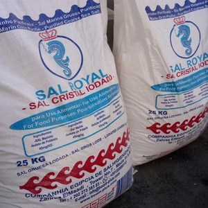 Ai Cập bảng Muối SAL Hoàng Gia đá tự nhiên tinh chế 25kg số lượng lớn Túi 0.2mm hạt Kích thước 99.1% Natri - Product Image 1