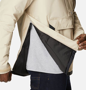 OEM directo de fábrica precio bajo con capucha de invierno recubierto a prueba de viento Softshell moda chaqueta cortavientos hombres todos los días al aire libre cálido - Product Image 4