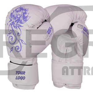 Gants de boxe professionnels personnalisés bon marché, Logo personnalisé d'usine de chine Offre Spéciale produit dans un noir, rouge et bleu chinois - Product Image 3