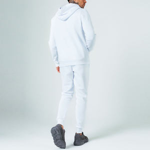 Venta al por mayor de los hombres de algodón poliéster mezcla Tech polar chándal logotipo personalizado Slim Fit liso invierno conjunto precio barato - Product Image 6