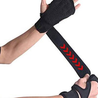 Agarraderas de Goma Cómodas para Levantamiento de Pesas, Protección de Palma sin Dedos, Color y Logotipo Personalizables, Marca WEARZA SPORTS