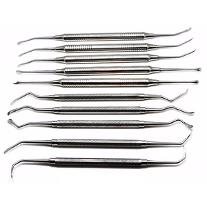 2026 LA ELAHI Kit d'instruments dentaires pour sinus lift et implantation, 10 pièces, instruments à double extrémité - Product Image 1