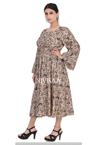 ชุดเดรสแฟชั่นทันสมัยแขนยาวสำหรับผู้หญิง,พิมพ์ลายดอกไม้สวยงามชุดเดรสลำลองแบบโบโฮสำหรับใส่เดินชายหาดคอลเลกชันฤดูร้อน - Product Image 2