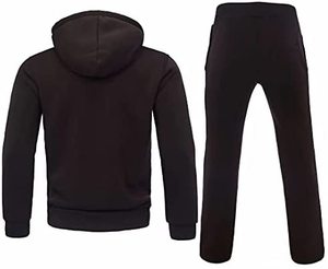 ชุดวอร์มมีฮู้ดแบบหูรูดหนาของผู้ชาย,ชุดวอร์มแบบสวมศีรษะสำหรับฤดูใบไม้ร่วงลำลองหนาสองชิ้นปี2022 - Product Image 2