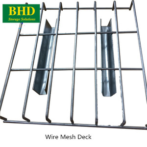 Heavy Duty Warehouse Storage Pallet Racking Galvanized Wire Mesh decking