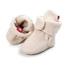 Chaussons pour bébé en coton biologique, bottines Zutano molletonnées, livraison gratuite - Product Image 6