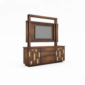 Mueble para TV Terra, Aparador de Diseño Moderno y Natural para Sala de Estar, Hogar u Hotel, Consola Multimedia de Madera - Product Image 1