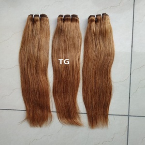 เปรู Weft การรวมกลุ่มทองตรง100% ที่ยังไม่ได้เรมี่เวอร์จินมนุษย์ผมหนังกำพร้าชิดขยายผู้ขายอินเดียสำหรับสตรี - Product Image 6