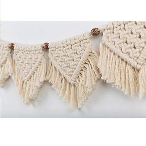 Nueva guirnalda colorida de macramé tejida a mano de moda al por mayor para la decoración de Navidad DE LA India - Product Image 5