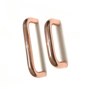 C şekli U şekli 8mm 10mm 12mm dolap kulpu çekme gül altın alüminyum profil çekme kolları cam için katı ahşap kereste kapı - Product Image 3